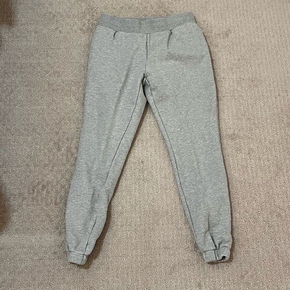 Rue Porter Jogger Sweatpants Light Gray Size Medium